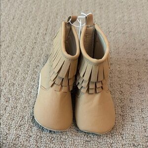 Fringe Tan Kids Boots - Old Navy 12-18 months